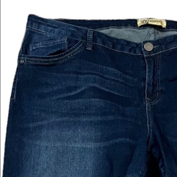 Democracy Jeans Seamless Ankle Skimmer High Rise Dark Wash Women's Size 22 Plus - Picture 5 of 8
